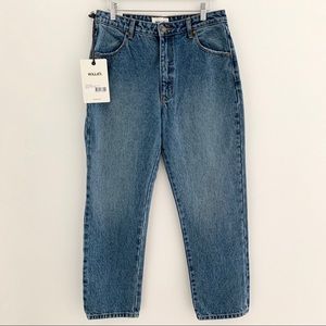 Rolla’s Cropped Straight High Waist Jeans